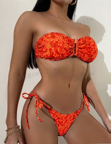 Costum de baie Shein, portocaliu