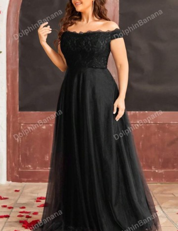 Rochie de ocazie Shein Curve+, negru