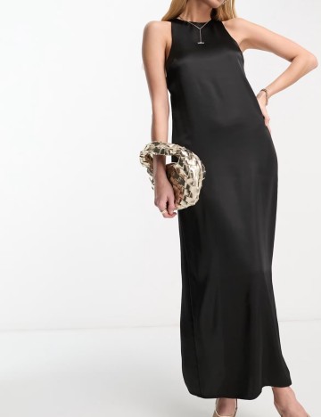 Rochie midi ASOS, negru