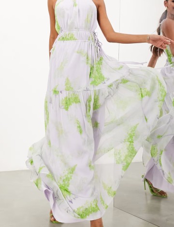 Rochie maxi ASOS, mix culori