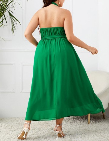 Rochie maxi Shein Curve+, verde