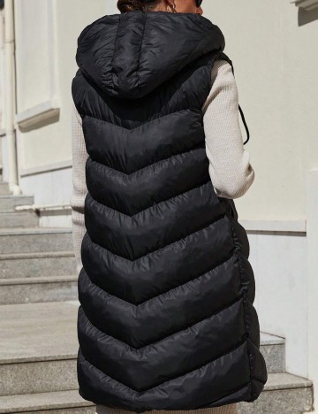 Vestă lungă Shein, negru