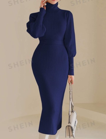 Rochie midi Shein, albastru