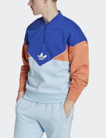 Bluză cu fermoar Adidas, mix culori