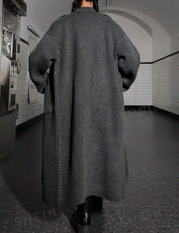 Cardigan lung Shein, gri
