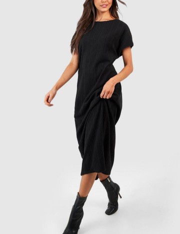 Rochie midi Boohoo, negru