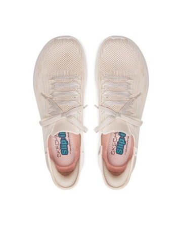 Pantofi Sport Skechers, crem