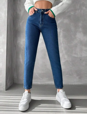 Jeans Shein, albastru