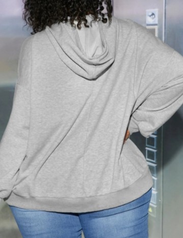 Hanorac Shein Curve+, gri