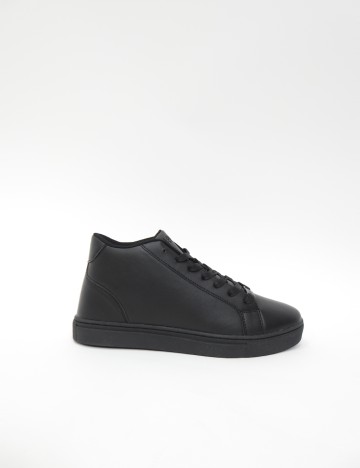 Pantofi sport cu șireturi LEVEL 1, negru