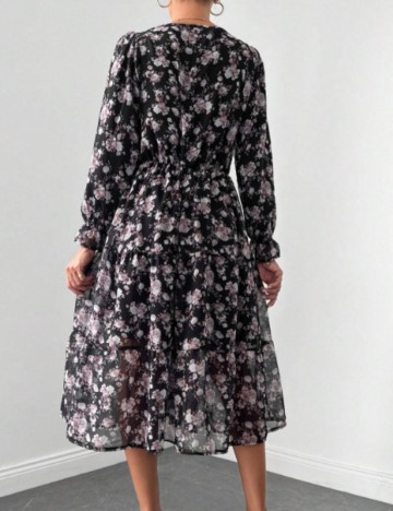 Rochie midi Shein, mix culori