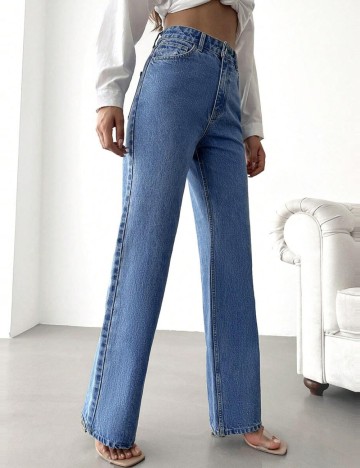 Jeans Shein, albastru