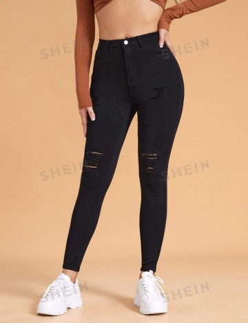 Jeans Shein, negru