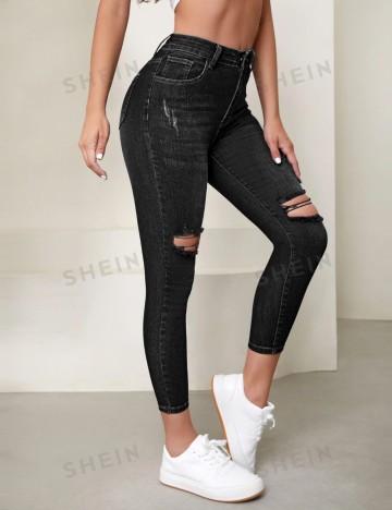 Jeans Shein, negru