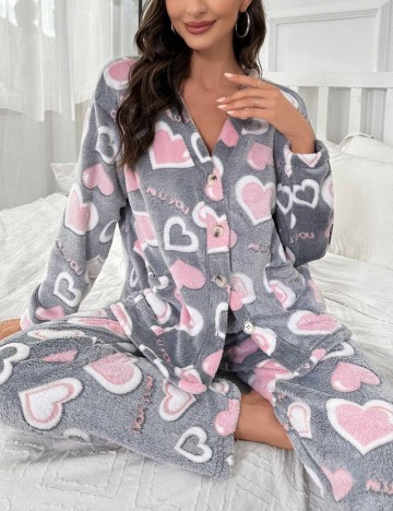 Compleu pijamale Shein, mix culori