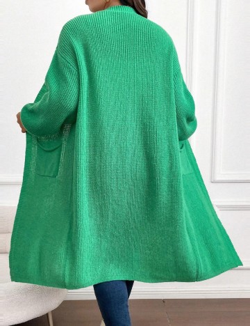 Cardigan Shein Curve+, verde