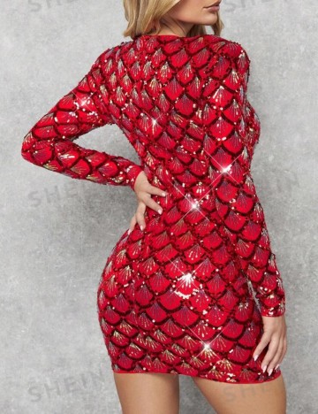 Rochie mini Shein, roșu