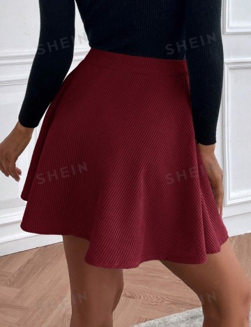 Fustă mini Shein, vișiniu