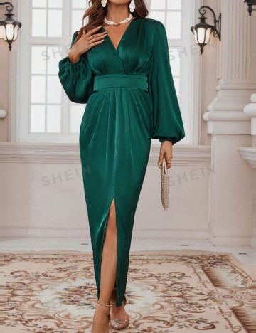 Rochie maxi Shein, verde