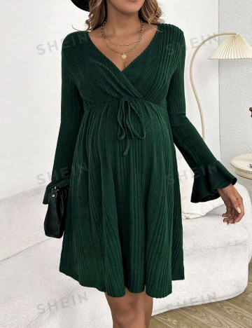 Rochie midi Shein, verde