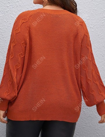 Pulover Shein, cărămiziu