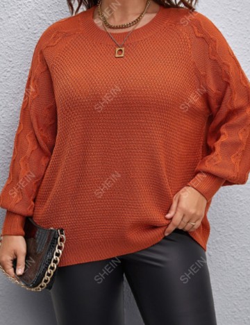 Pulover Shein, cărămiziu