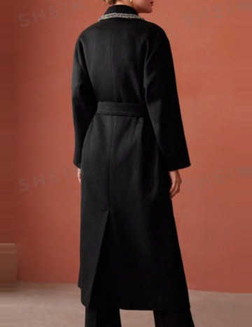 Palton Shein, negru