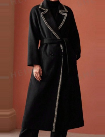 Palton Shein, negru