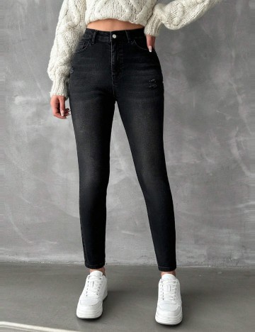 Jeans Shein, negru