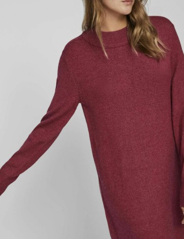 Rochie midi Vila, vișiniu