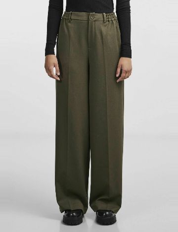 Pantaloni Pieces, kaki