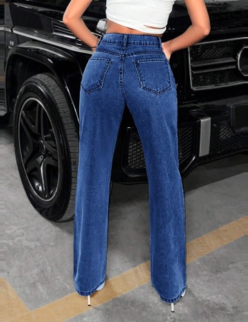 Jeans Shein, albastru