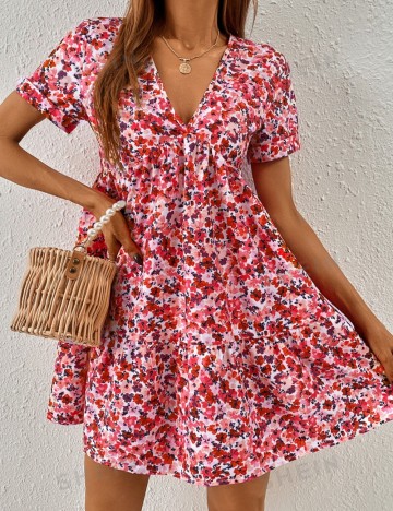 Rochie mini Shein, mix culori