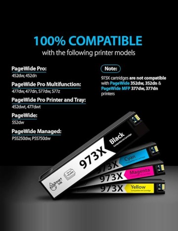 Toner 973X Smart Ink, mix culori