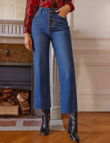 Jeans Shein, albastru denim