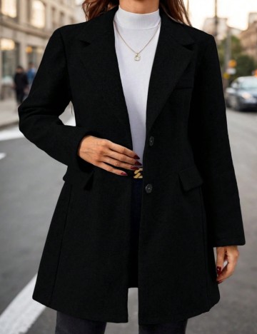 Sacou Shein Curve+, negru