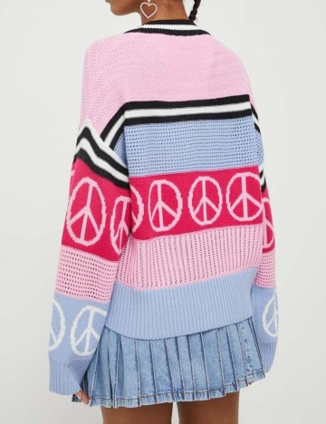 Cardigan MOSCHINO JEANS, mix culori