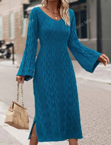 Rochie maxi Shein, albastru