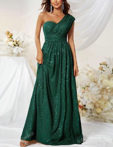 Rochie de ocazie Shein, verde