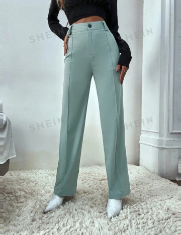 Pantaloni Shein, verde menta