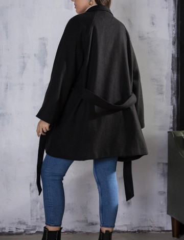 Palton Shein Curve+, negru