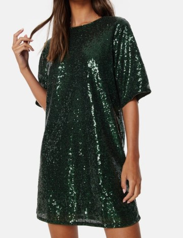 Rochie mini Object, verde