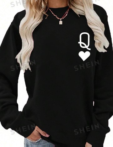 Bluze de trening Shein, negru