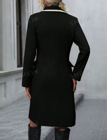 Palton Shein, negru