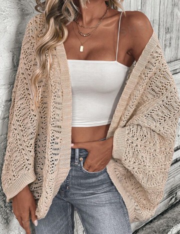 Cardigan Shein, bej