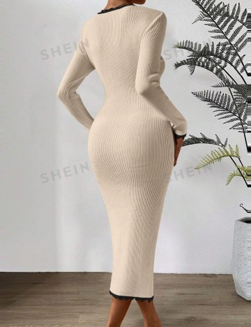 Rochie midi Shein, bej