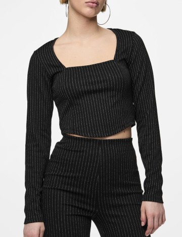 Bluză Pieces, negru