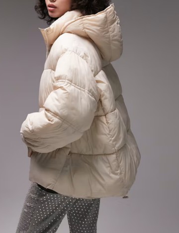 Geacă Topshop, crem