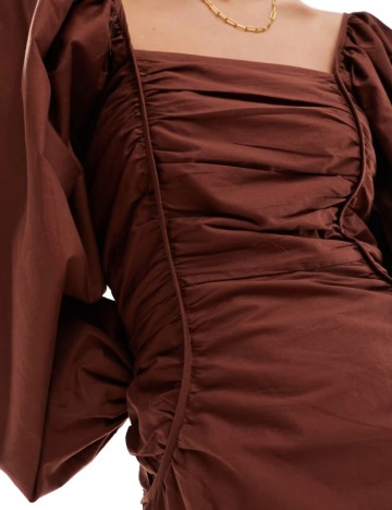 Rochie maxi ASOS, maro