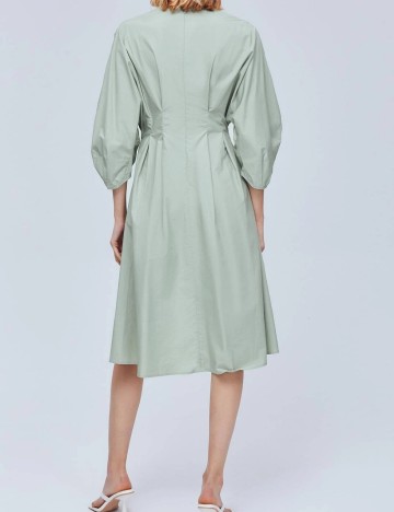 Rochie midi Shein, verde menta